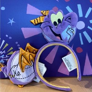 Disney Parks Figment Journey Into Imagination Plush Minnie Ears Headband New